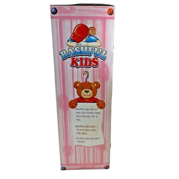 Cititoy Bashful‎ Kids Doll Brown Hair Girl Cap Floral Overalls 15" Vintage 2000 - Picture 12 of 16